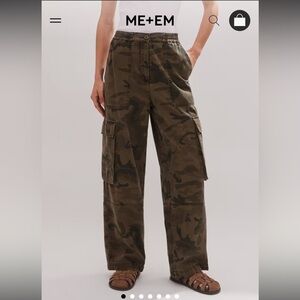 Me+Em camo cargo pants